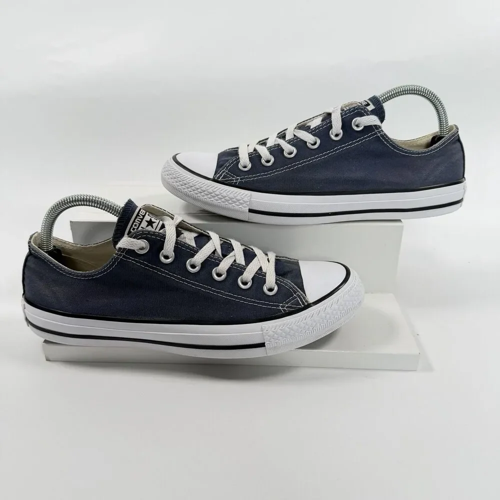 Converse Chuck Taylor All Star Ox Sneakers Shoes Blue Low M9697 Mens 8 Womens 10 - Picture 3 of 11